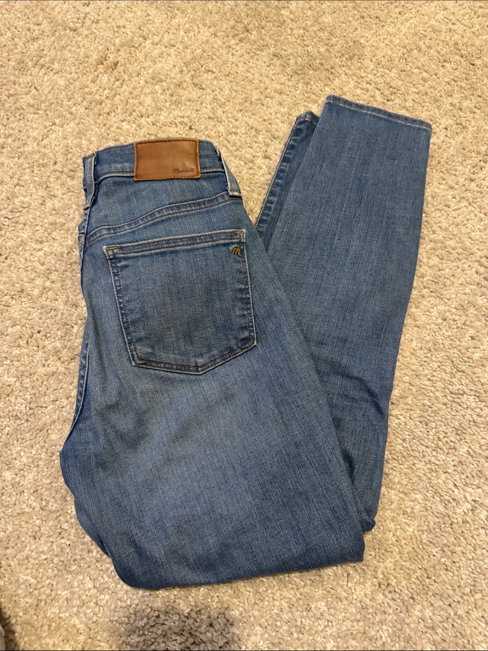 Madewell Men's Light Blue Slim Straight Jeans